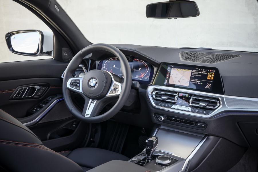 Интерьер BMW 320d Sport Line (G20) 2019 года  (WW) (фото 172 из 311)